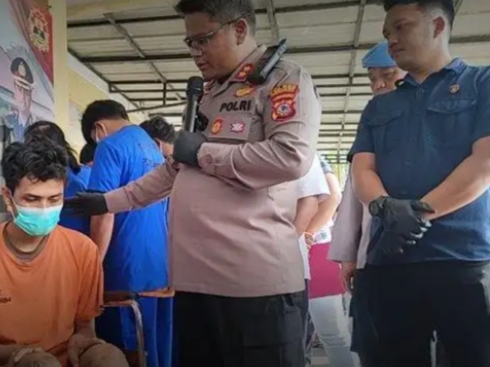 Polres Indramayu ringkus pelaku pencurian sepeda motor, Rabu (8/3/2023).