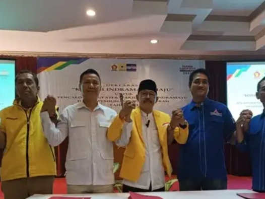 Partai Golkar, Demokrat dan Gerindra bentuk Koalisi Indramayu Maju (KIM)