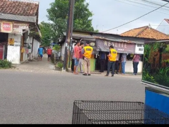 Tempat kejadian perkara pencurian Rp 400 juta di Tukdana Indramayu 