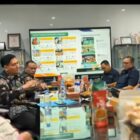 Bupati Indramayu Lucky Hakim bersama jajaran PT Polytama Propindo