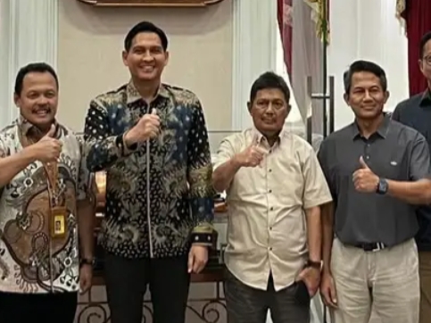 Pertemuan Bupati Indramayu Lucky Hakim dengan BIJB Kertajati