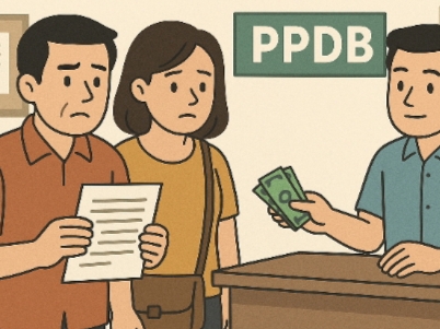 Ilustrasi : Pungutan liar berkedok sumbangan