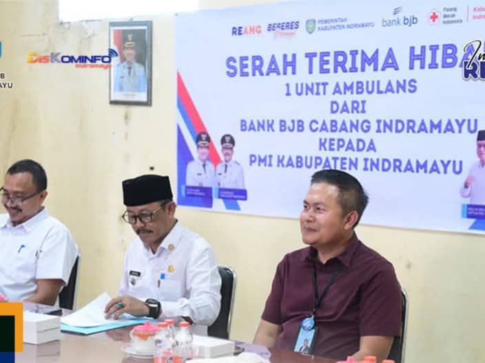Bank BJB Cabang Indramayu menyerahkan hibah berupa satu unit mobil operasional roda empat kepada Palang Merah Indonesia (PMI) Kabupaten Indramayu.