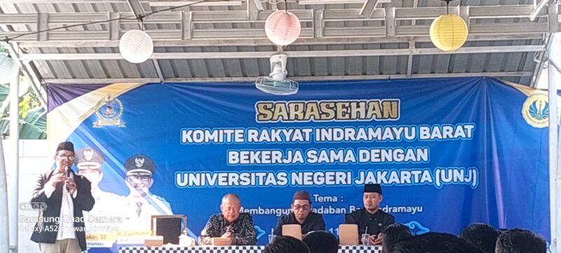 Komite Rakyat Indramayu Barat bekerja sama dengan Universitas Negeri Jakarta (UNJ) menggelar serasehan bertajuk 