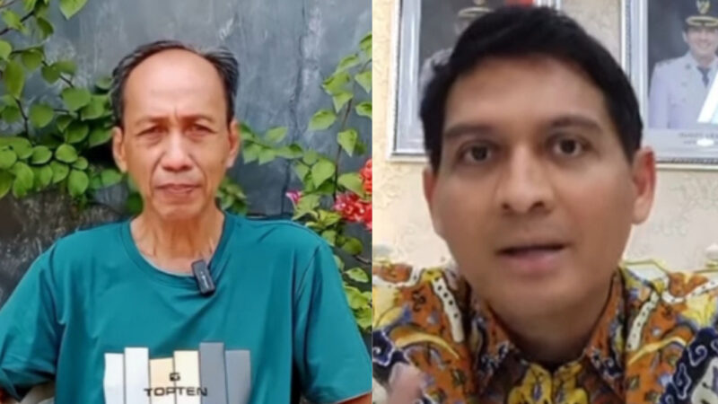 Kolase Foto : Direktur PKSPD Ushj Dialambaqa (Oo) dan Bupati Indramayu Lucky Hakim