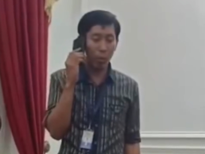 Tangkapan layar : Staf khusus Bupati Indramayu Lucky Hakim, Salman