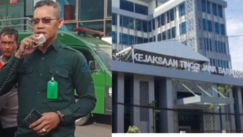 Kolase foto : Kepala Seksi Penerangan Hukum Kejati Jawa Barat, Nur Sricahyawijaya dan Kantor Kejaksaan Tinggi Jawa Barat di Bandung