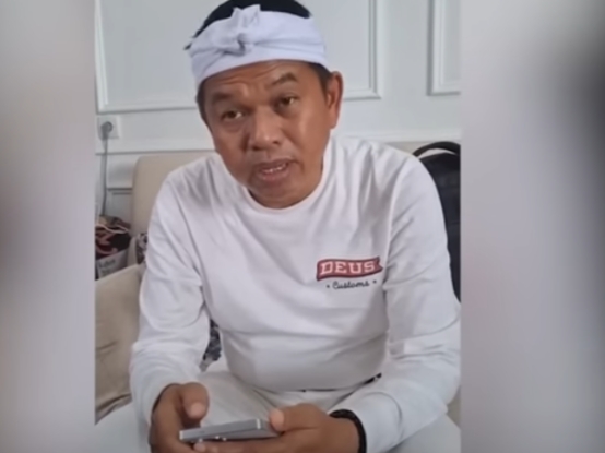 Tangkapan layar : Percakapan Gubernur Jawa Barat Dedi Mulyadi dengan Bupati Indramayu Lucky Hakim soal penanganan banjir rob di Eretan, Kandanghaur.