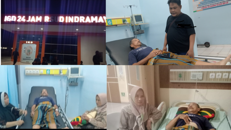 Manajemen RSUD Indramayu tangani optimal pasien, Khamdani (55) warga Desa Singaraja Indramayu