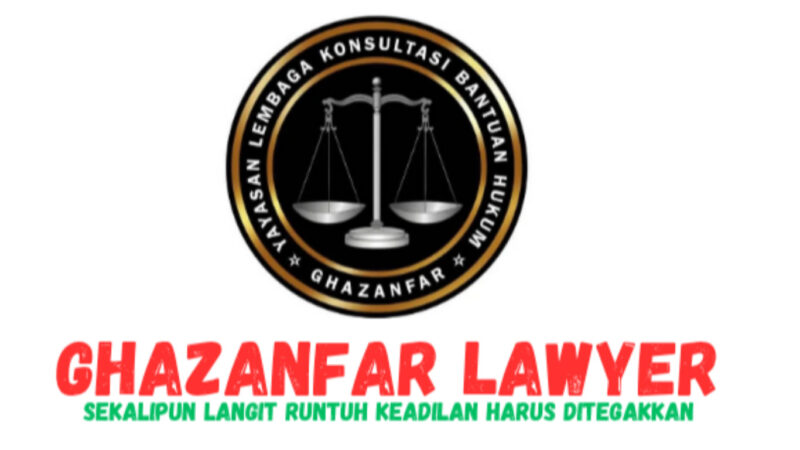 Yayasan Lembaga Konsultasi Bantuan Hukum Ghazanfar - 
Law Office : Jl. IR. H Juanda, Singajaya, Indramayu, Jawa Barat Telp : +62 813-1542-855