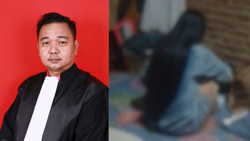 Kolase Foto : Pengacara Kuswanto Pujiantono, SH dan Kolase foto : Nurlaela, PMI Indramayu depresi 3 tahun kerja tanpa digaji di Taiwan