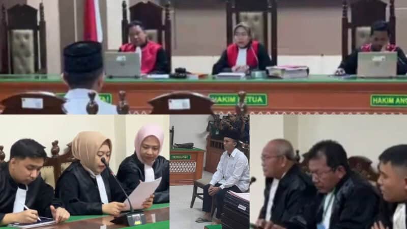 Sidang ke-3 perkara pembunuhan berencana melibatkan mantan polisi di Pengadilan Negari Indramayu, Selasa (20/1/2026)