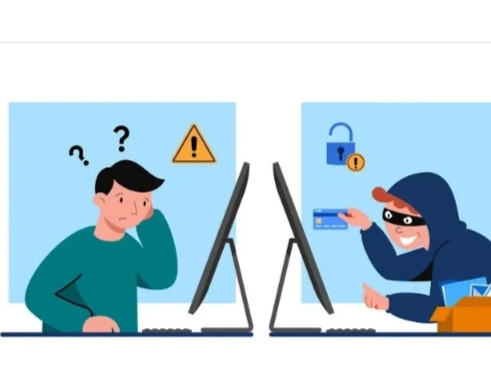 Ilustrasi penipuan digital
