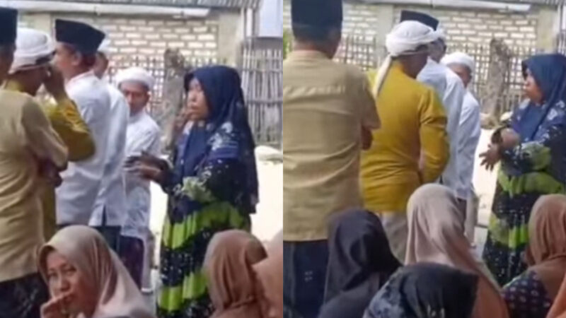 Tangkapan layar: Penguburan jenazah tertahan di Sampang Madura, seorang ibu rumah tangga ungkit utang almarhumah