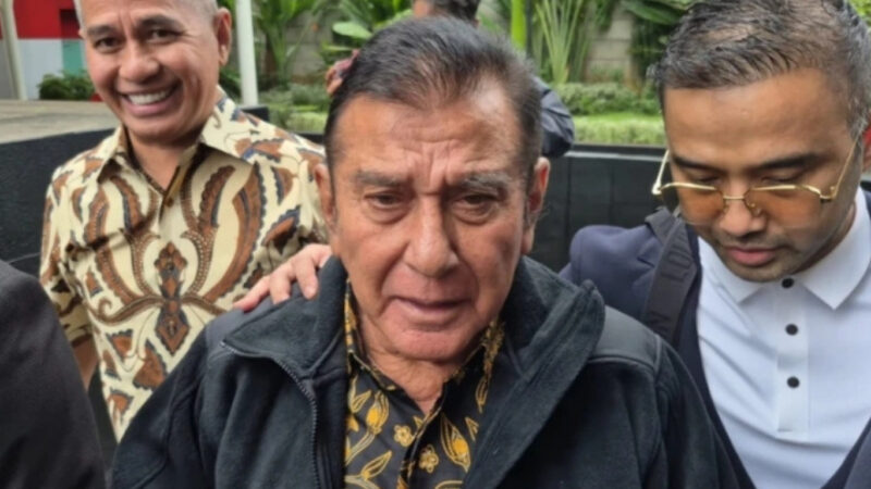 Ketua Majelis Pimpinan Nasional Pemuda Pancasila, Japto Soerjosoemarno penuhi panggilan KPK, Selasa (10/3/2026).
