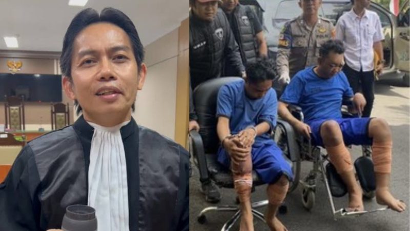 Kolase foto : Penasehat Hukum Toni RM dan Terdakwa Ririn Rifanto (36) dan Priyo Bagus Setiawan (30) saat masih menjalani proses penyidikan di Polres Indramayu