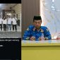 Kolase Foto: Tangkapan layar Kuwu Singajaya memposting foto bersama perangkat desa di status WhatsApp pada 18 Februari 2026 pukul 08:14:17 WIB (kiri) Kuwu Singajaya Khaerul Anam dan Ketua BPD Singajaya Ahmad Khotibul Umam (kanan)