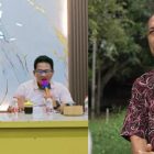 Kolase Foto : Kuwu Singajaya Khaerul Anam  dan Ketua BPD Ahmad Khotibul Umam (kiri) Direktur PKSPD O'Ushj Dialambaqa (Oo) (kanan)