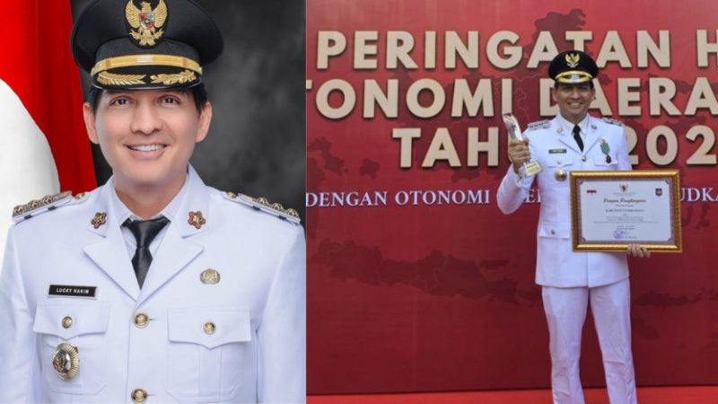 Bupati Indramayu, Lucky Hakim, masuk dalam lima besar kepala daerah dengan kinerja terbaik secara nasional versi Kementerian Dalam Negeri (Kemendagri).