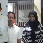 Kolase Foto: Aman Yani (Kiri) Kuasa hukum, Toni RM, mendampingi mantan istri Aman Yani, Saminah dan anak kandung Aman Yani, Ega Ayu Aryani di Satreskrim Polres Indramayu, Kamis (21/5/2026) (Kanan)