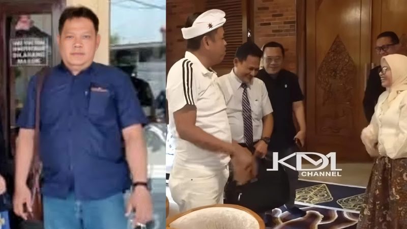 Kolase Foto: Ketua LBH Ghazanfar, Pahmi Alamsah (Kiri) Tangkapan layar YouTube Kang Dedi Mulyadi Channel, Gubernur Jawa Barat Dedi Mulyadi, Pengacara Khotibul Umam, Anggota DPRD Jabar Hilal Hilmawan, Ketua PERADI Indramayu Suhendar dan Pegawai Bank BJB (Kanan)