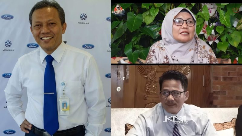 Kolase Foto: Aman Yani (kiri) adik Aman Yani, Titi (kanan atas) Pengacara Ahmad Khotibul Umam (kanan bawah)