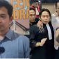 Kasat Reskrim Polres Indramayu, AKP Muchammad Arwin Bachar (kiri) terdakwa Ririn Rifanto (baju putih) memberikan pengakuan bahwa dipaksa mengaku oleh polisi 