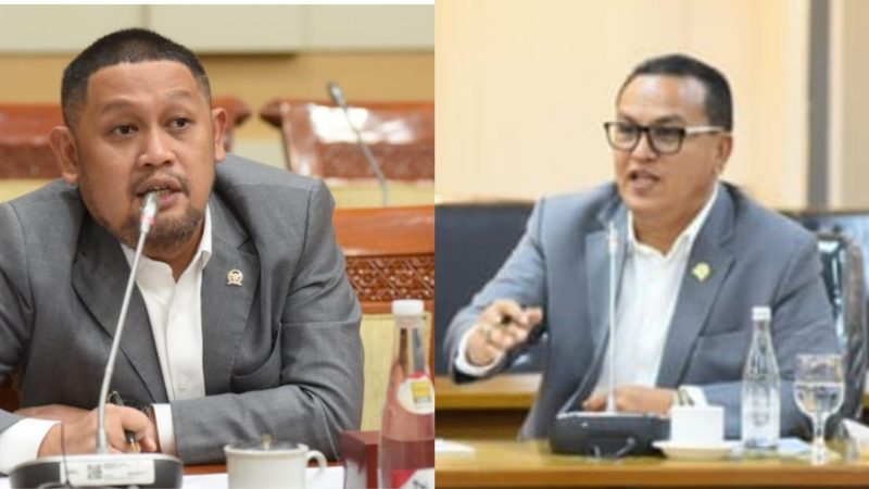 Anggota Komisi III DPR RI, Abdullah (kiri) Anggota Komisi VIII DPR RI, Umbu Kabunang (kanan)