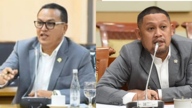 Anggota Komisi VIII DPR RI, Umbu Kabunang (kiri) Anggota Komisi III DPR RI, Abdullah (kanan)